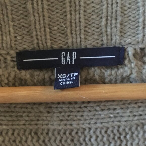 GAP 57% wool knitted waterfall sweater - Picture 8 of 10